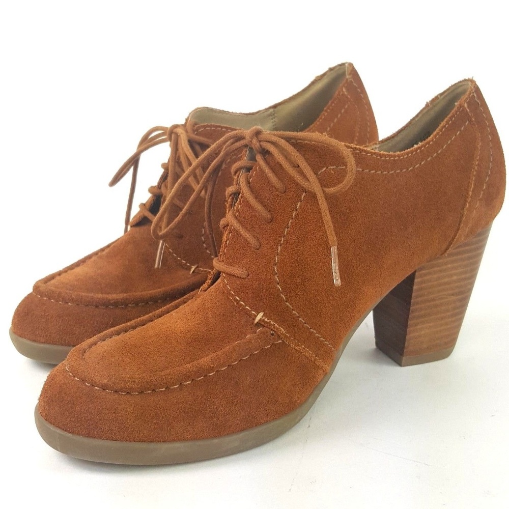Suede Leather Ankle Boot BROWN Bootie
